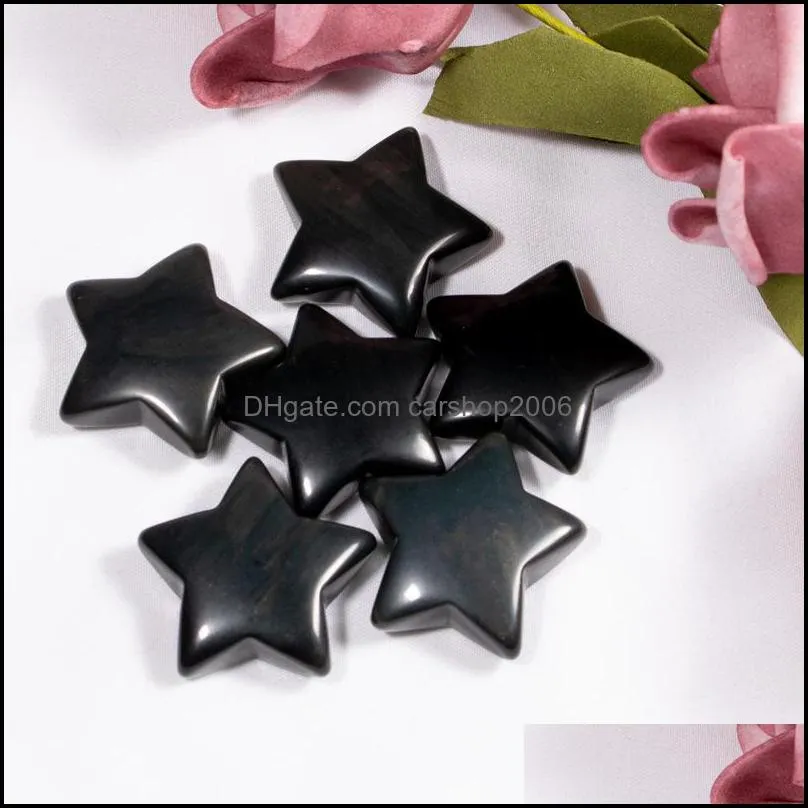 natural stone crystal 30mm star ornaments quartz healing crystals energy reiki gem living room decoration