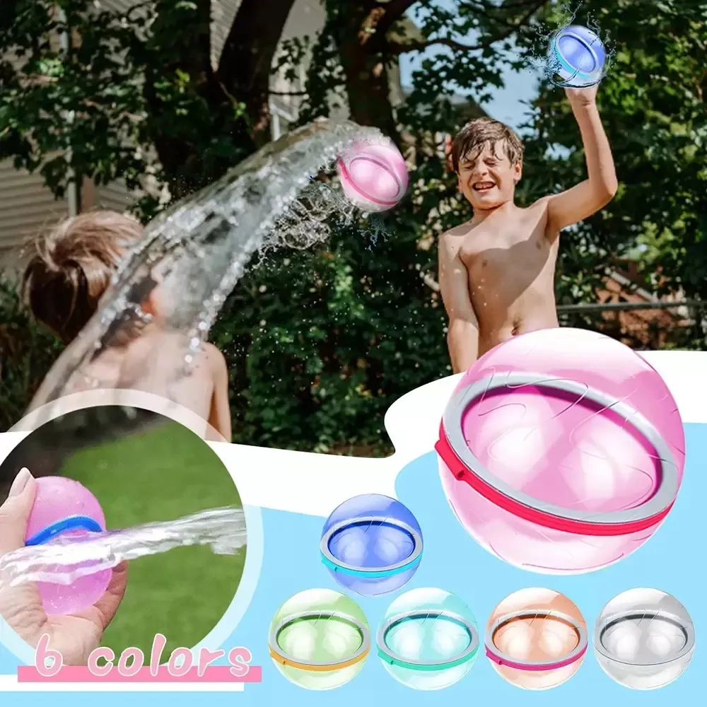 Water Bomb Splash Balls   Reusable Soft Rubber Water... 