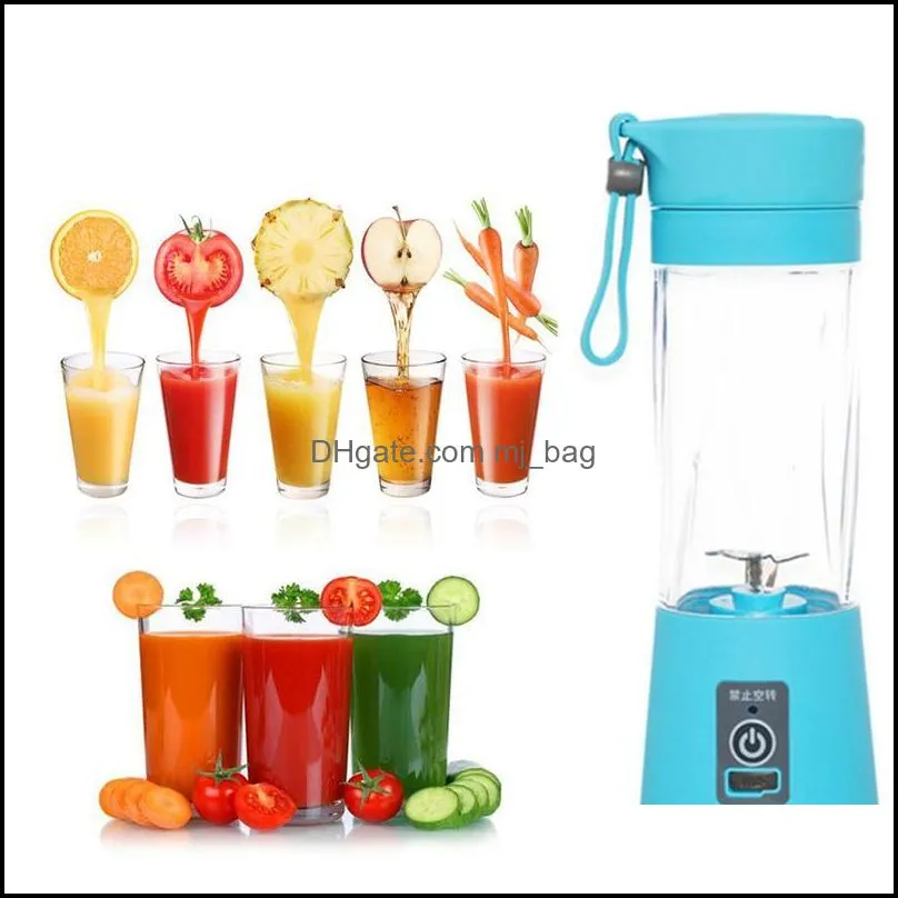portable electric fruit juicer cup vegetable citrus blender juice extractor ice crusher with usb connector juice extractor pab11037