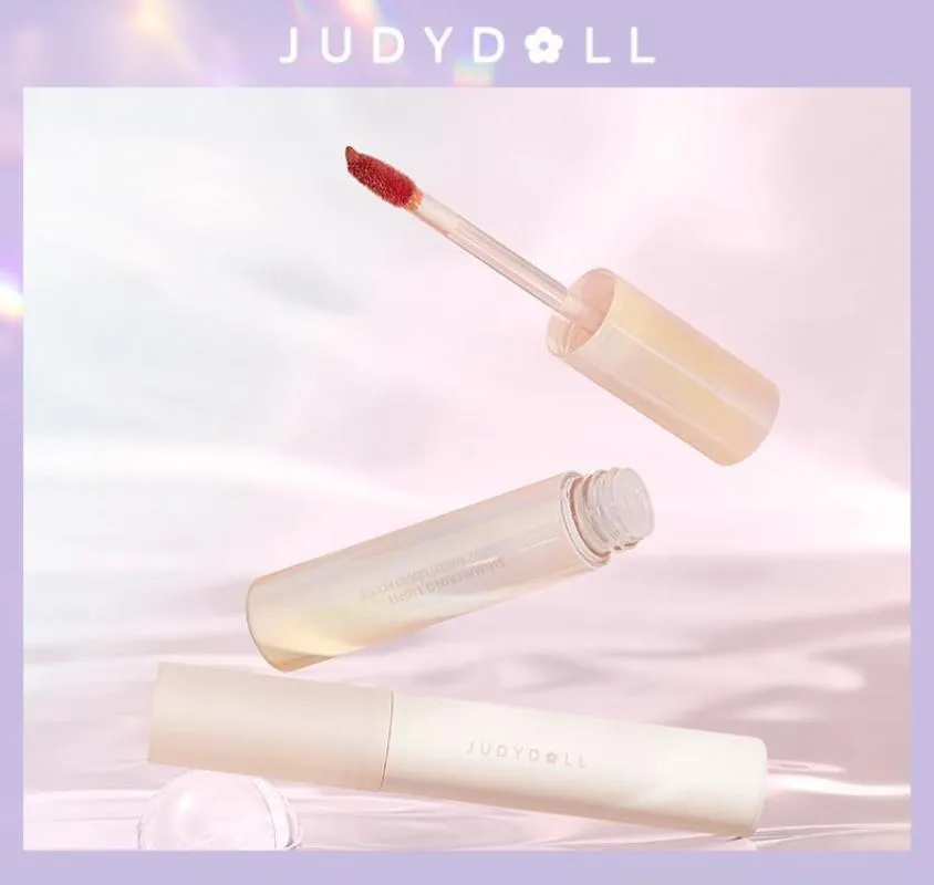 Lip Gloss Judydoll Shimmer Light Series Glow Water / Soft Velvet Liquid Lipstick Rouge Women Beauty Cosmetic Makeup TintLip