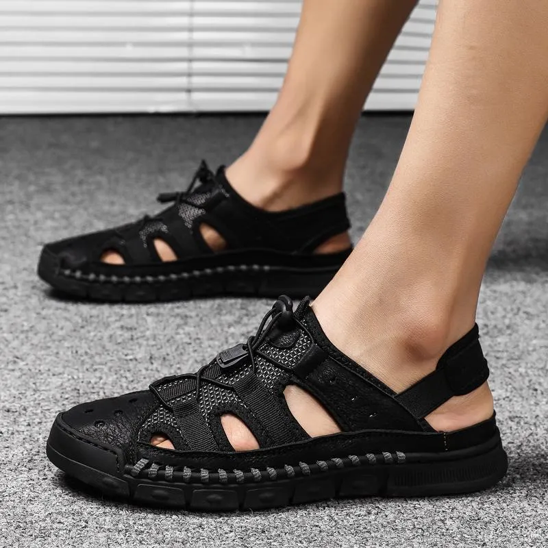 Sandals Summer Men S Slippers Casual Beach Shoes Sweat Proof
