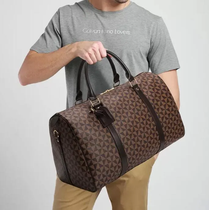 Travel Bag Contrast Color Airport Handbag Big Boston Handbags Duffel Bags Designer Luxury