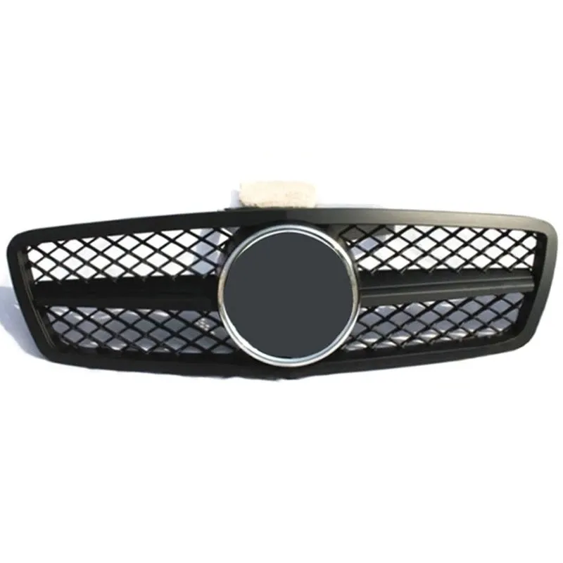 4 Colors Front Air Intake Grilles For BENZ C-class W203 2000-2006 C63 ABS Material Car Mesh Grille Car Styling