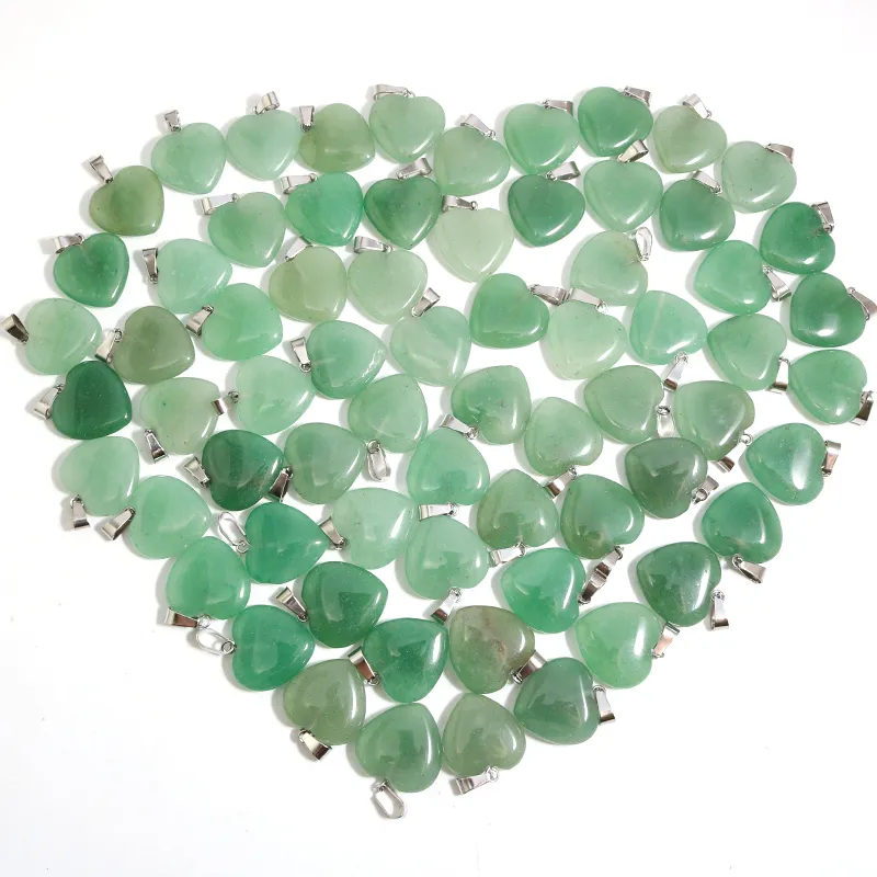 Penhasco de pedra natural pingentes verde aventurina encantos charmas para jóias fazendo brinco pedras preciosas