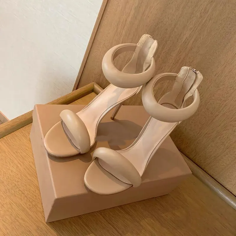 Gianvito Rossi 10,5 cm stiletto hoge hakken sandalen kleding schoenen hak voor vrouwen zomer luxe designer sandalen zwarte voetband met doos 260