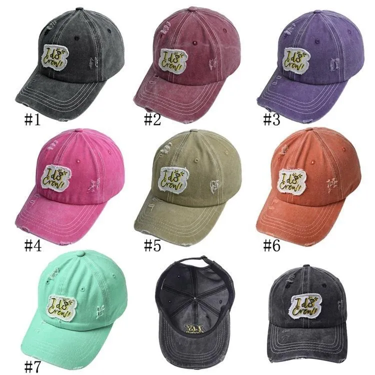 Home Embroidered Baseball Hat Beach Crazy Letters Outdoor Sports Sun Caps Trucker Cap Party Favor ZC356 