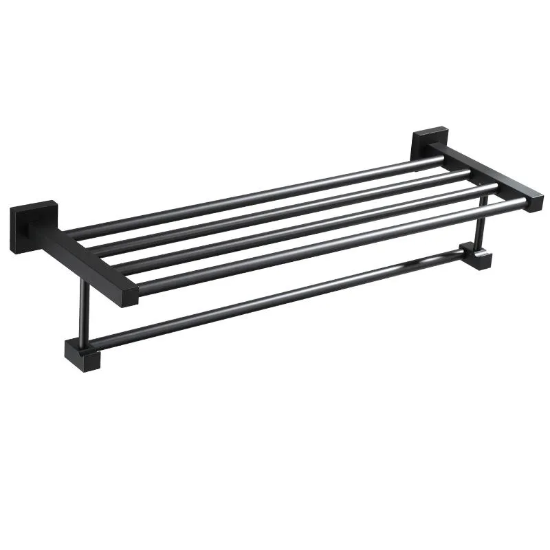 Black Towel Bar Set Black Towel Rack Ship From Local Wall Mounted