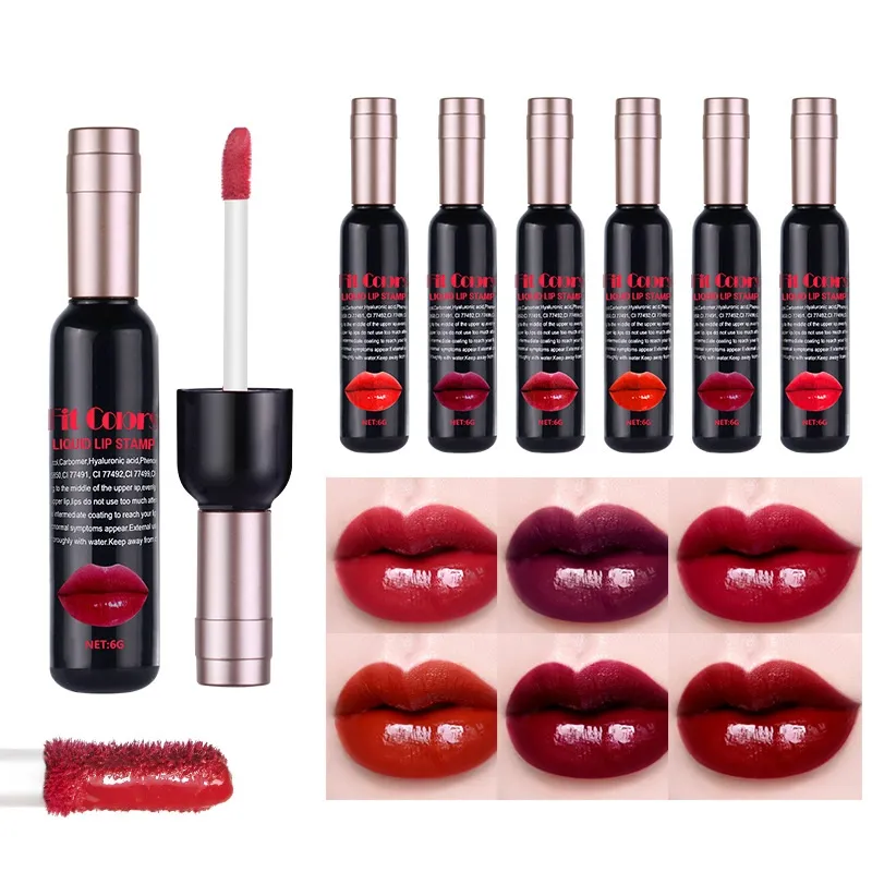 Lip Gloss Fit Colors Matte 5-kleuren lippenstiften set fluweel lipstick non-stick lippenstift langdurige waterdichte waterdichte sexy rood