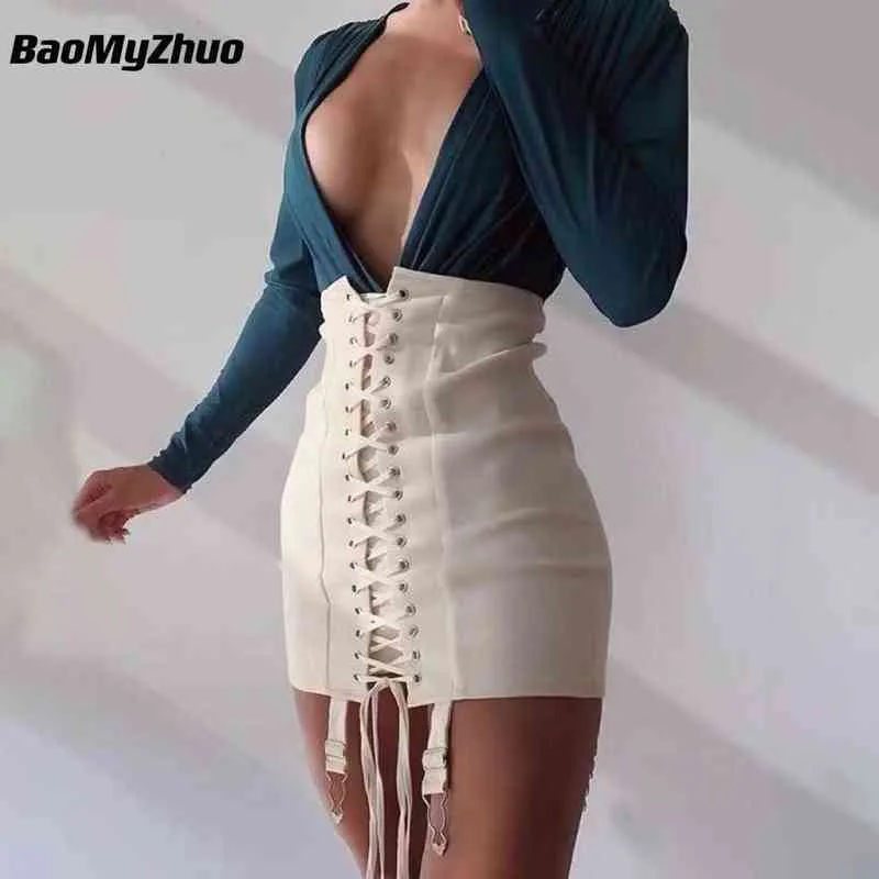 2022 Summer Gothic Y2K Vintage Mini Skirt Women Punk Patchwork High Waist Bodycon Short Skirts Casual Sexy Party White Skirts T220819