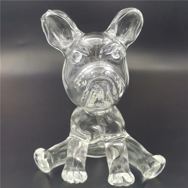 Wholesale Cute Dog Shaped Water Bong Dab Rig With 14MM Female Joint And
