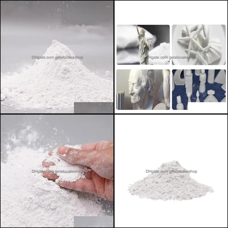 Craft Tools 500g,1kg Ceramic Model Gypsum Powder, Ultra-white And Ultra-fine Inverted Mold Pottery Diy Sculpture Making Material