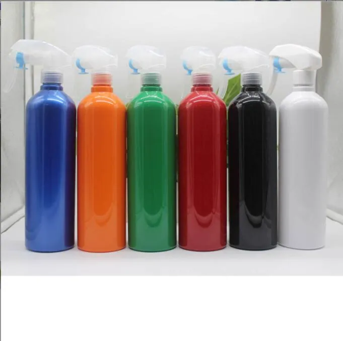 Frascos de botellas de almacenamiento, botella pulverizadora de 16 Oz con pulverizador de gatillo para limpieza de aceites esenciales, almacenamiento recargable vacío