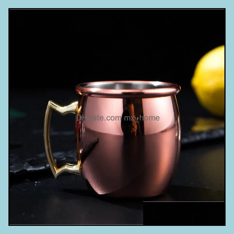 moscow mini glass shot mugs stainless steel cocktail cup moscow mule cup mini wine beer a small copper cup ysy320-l