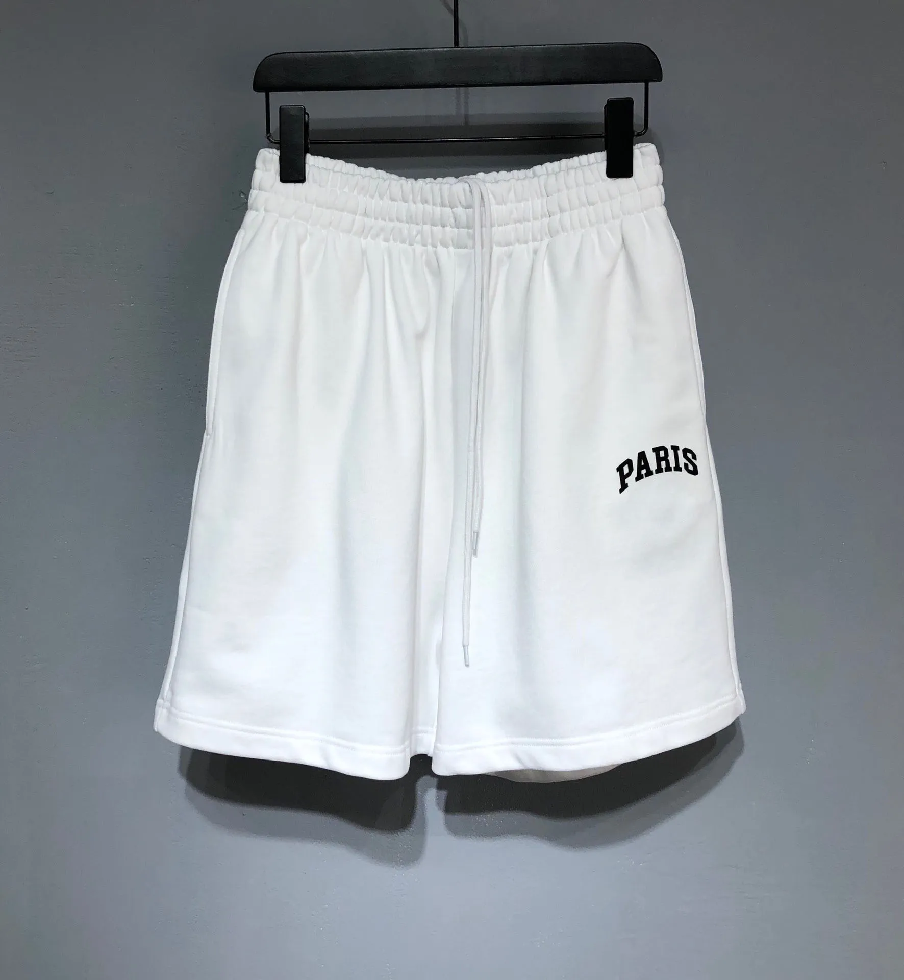 Shorts grande taille pour hommes vêtements d'été de style polaire avec plage hors de la rue pur coton lw3t