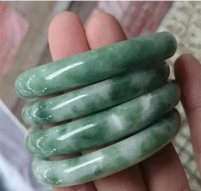 Bracelets Vintage en pierre précieuse verte de Jade, breloque, Bracelet en Jade naturel pur, cadeau de mariage pour femmes