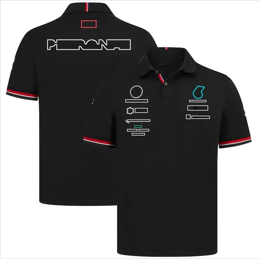 2022 nova F1 Fórmula 1 terno de corrida fã da equipe camiseta masculina de manga curta macacão de carro personalizado plus size