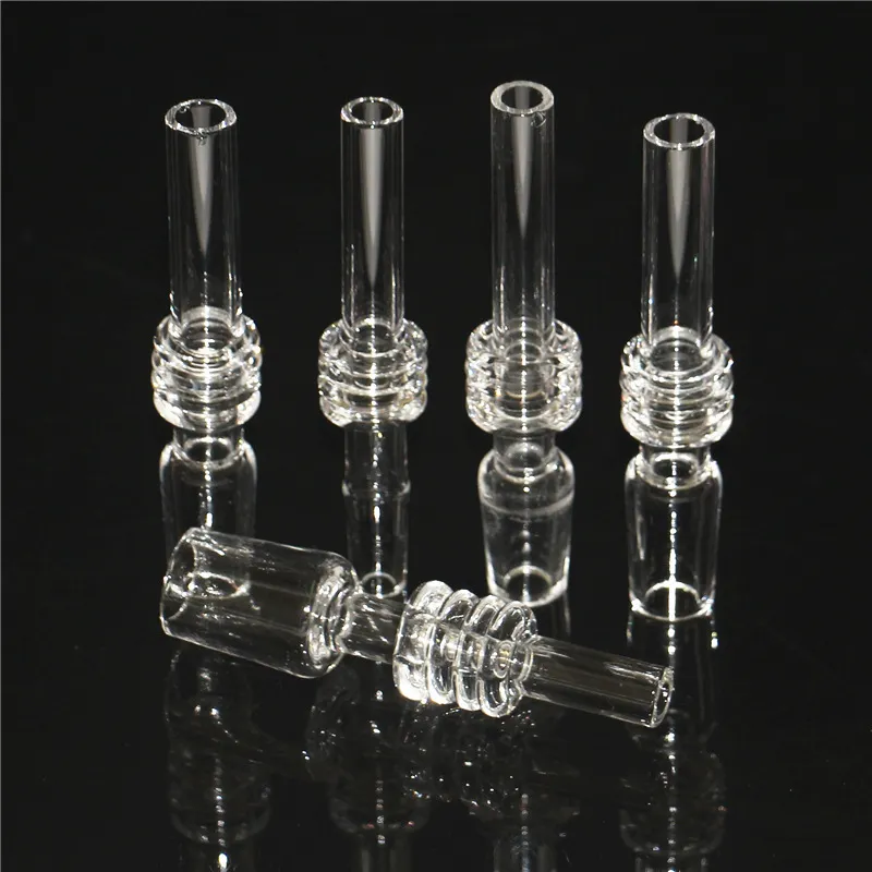 Räucherquarzspitze 10 mm 14 mm 18 mm für Nectar Oil Rig Concentrate Dab Straw Drip Tips