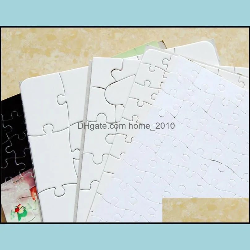 sublimation blank jigsaw Puzzle A5 DIY Heat Press Transfer Crafts Thermal Transfer Puzzle Pearl Puzzle Thermal Transfer Supplies