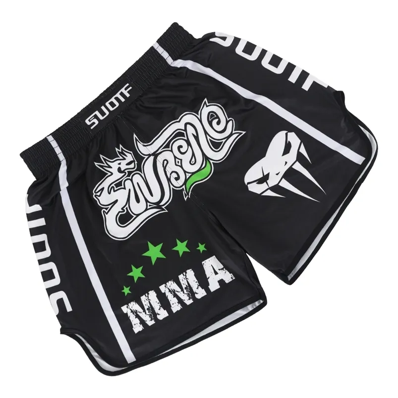 Men's Boxing Shorts MMA Clothing Muay Thai Taekwondo Shorts Fighting Fitness Fighting Pants Children Boys Taekwondo Training 220516