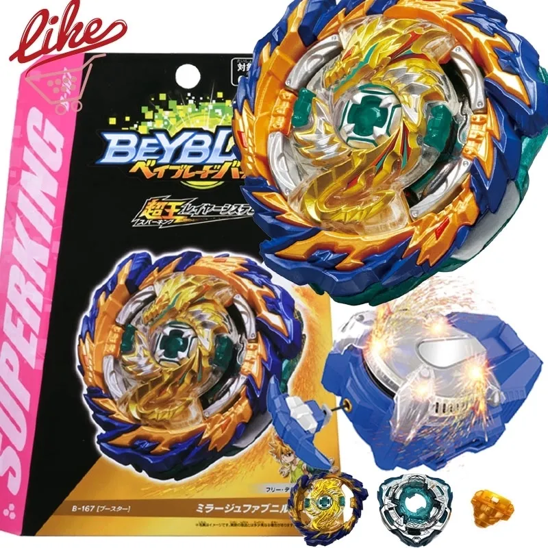 Laike Superking B-167 Mirage Fafnir Spinning Top B167 Bey com Brinquedos de Brinquedos para Crianças 220526