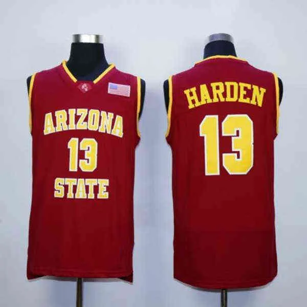 Arizona State Throwback Retro College Basketball Jersey Embroidered 2024 James Harden 13 From Xflsports 13.01 DHgate.Com