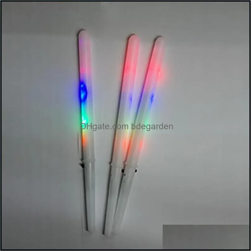 2020 LED Cotton Candy Glow Glowing Sticks Light Up Flashing Cone Fairy Floss Stick Lamp Home Party Decoration