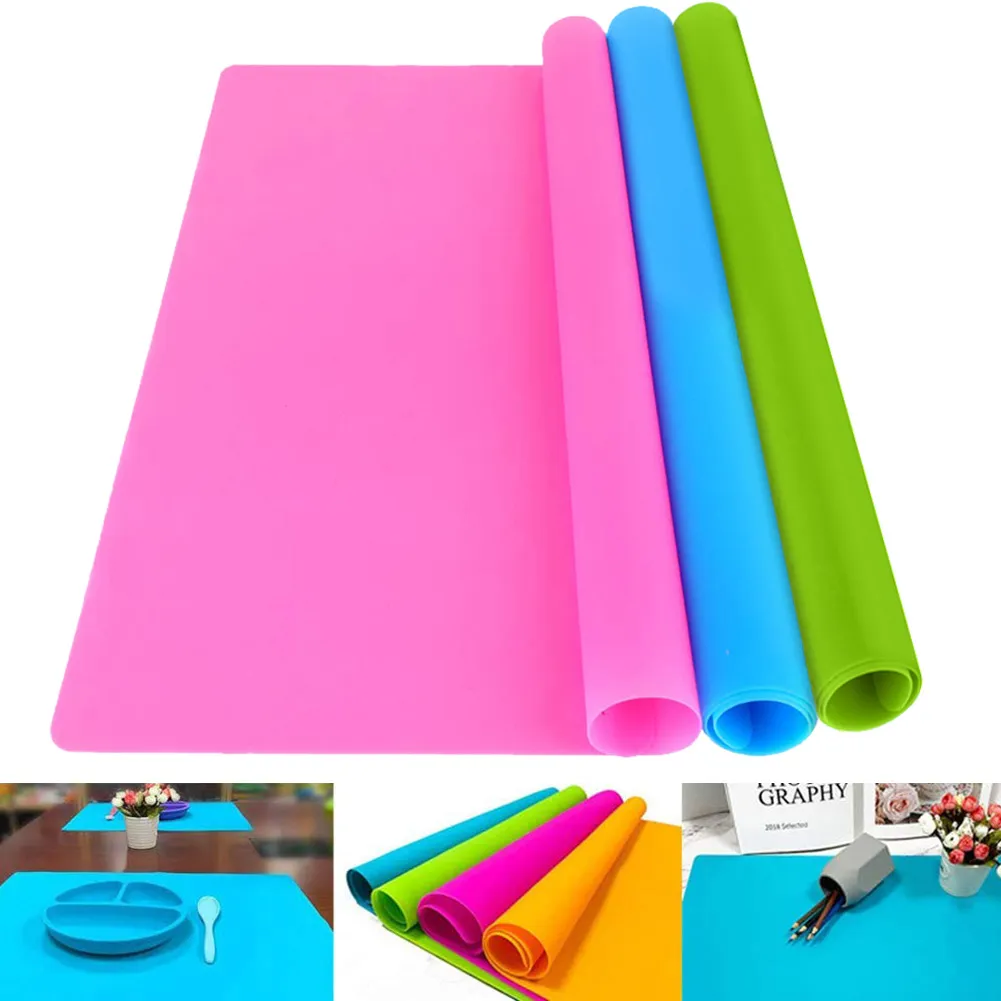 40x30cm Silicone Mat Baking Liner Oven Heat Insulation Pad Dough Maker Pastry Kneading Rolling Pads Kitchen Tools