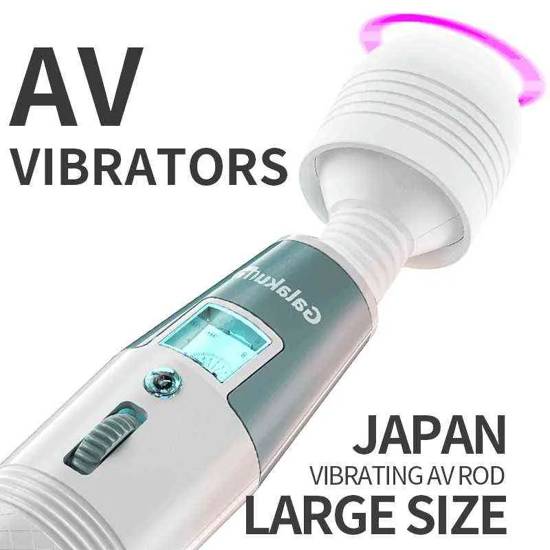Nxy vibratorer enorme toverstaf voor vrouwen usb lading grote av stok vrouwelijke g spot massager clitoris stimulator vuxen sex leksaker voor vrouw 220427