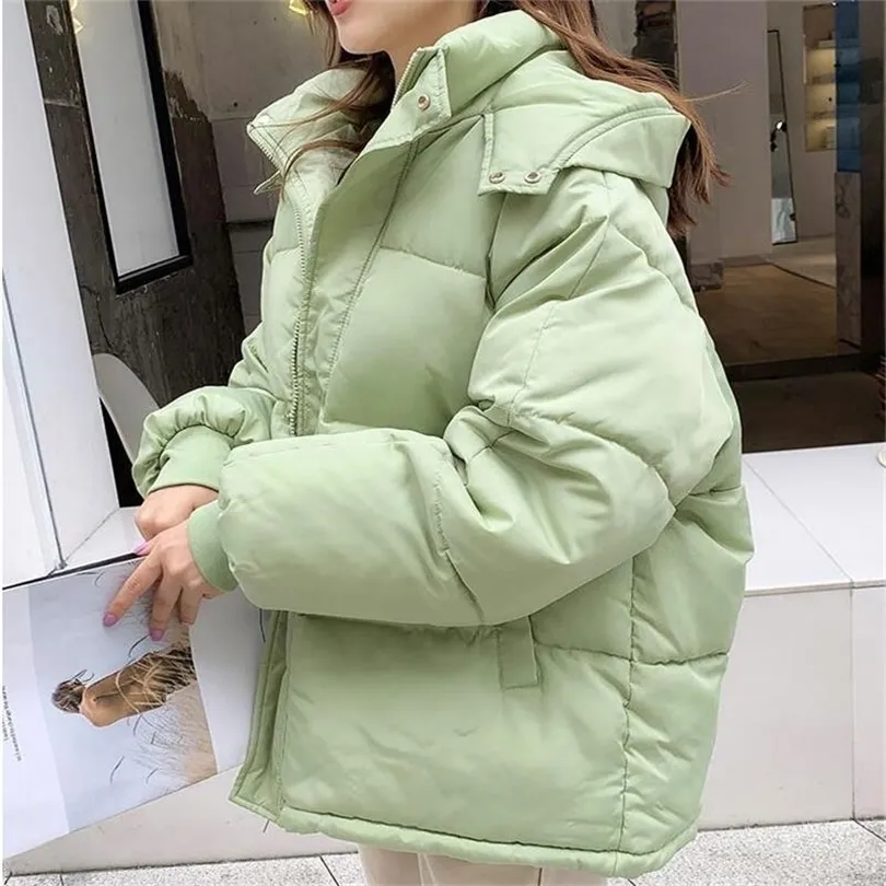 新しいフード付き冬の女性ジャケット太い暖かいパーカーバットのノースリーフルーズウィンターコート女性特大の女性ジャケット201109