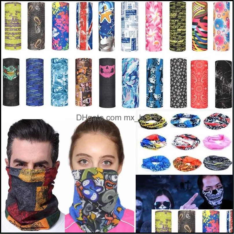 Magie Cyclisme Écharpe Masque En Plein Air Foulard Sport Ski Snowboard Vent Cap Clavas Turban Moto Masques Visage Partie Drop Delivery 2021 Designe