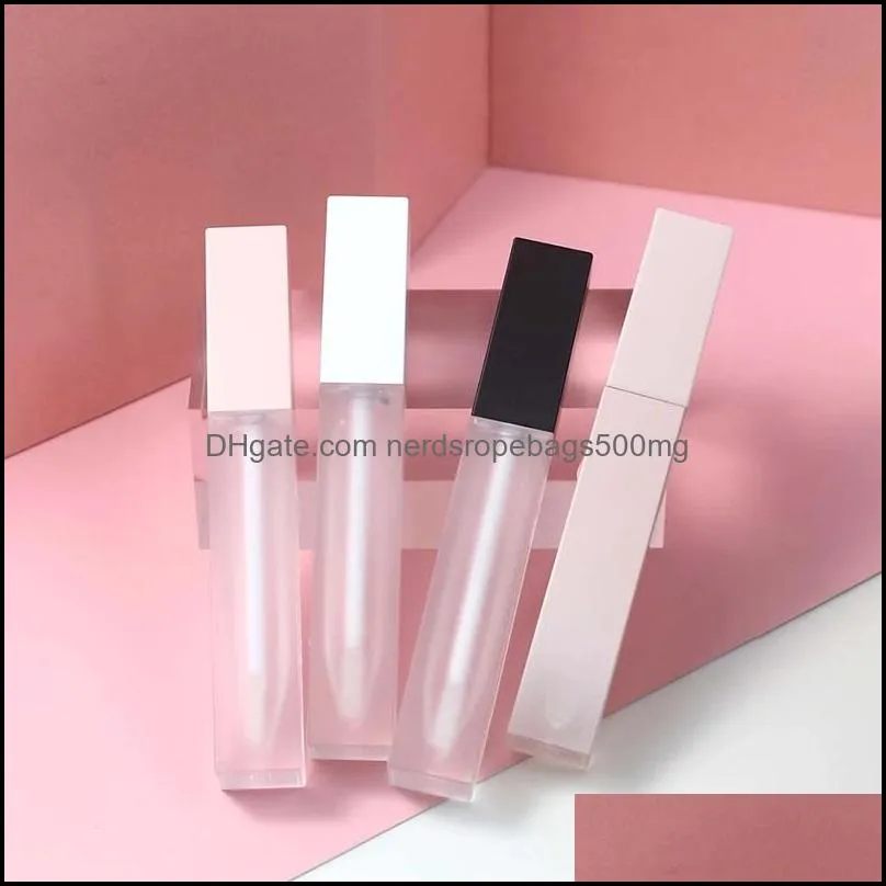 7ml Lip gloss Plastic Bottle Containers Empty Clear/Frosted Lipgloss Tube Eyeliner Eyelash Container