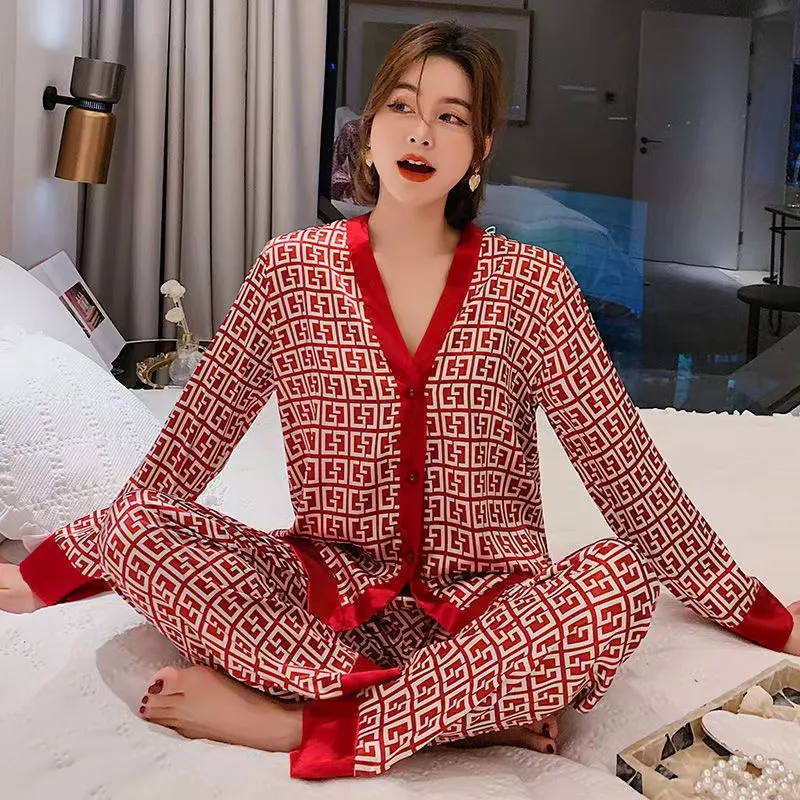 Vlazomwomen Pyjamas Set Button Down Pjs Sets Soft Lounge Sets
