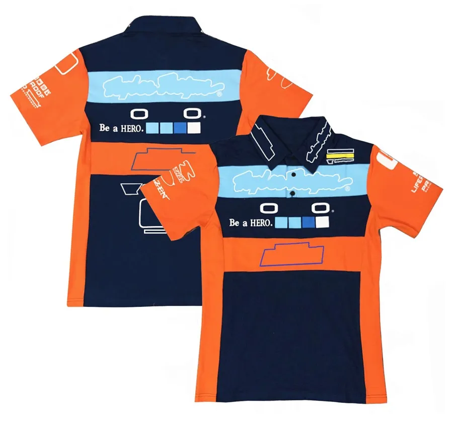 Nieuwe Off-road Motorrijden T-shirt Casual Motocross Poloshirt T-shirts Ridder Zomer Sneldrogende Ademende Korte Mouw Jersey277B