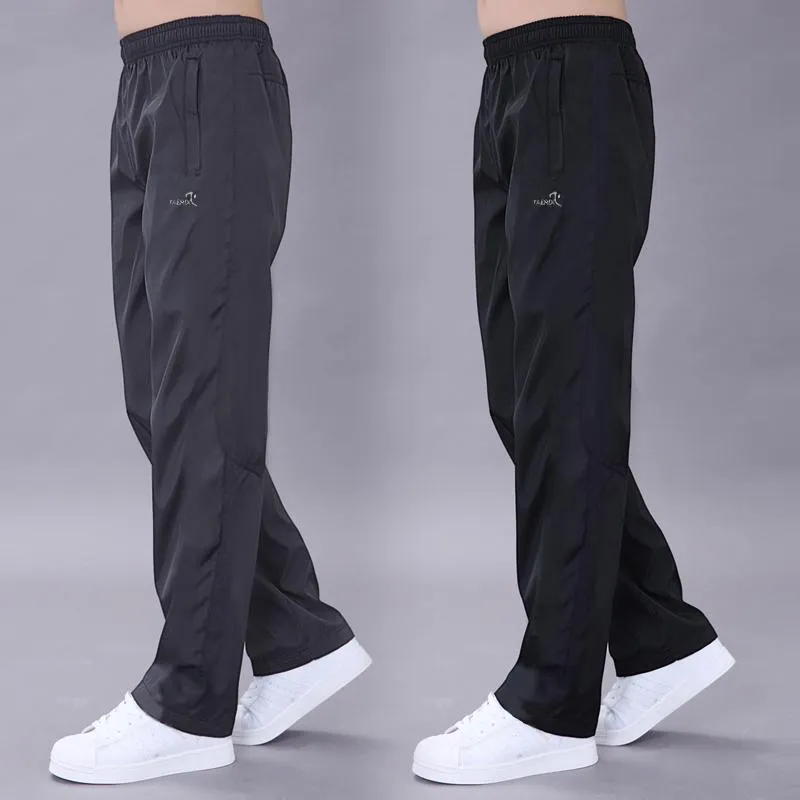 Buy Men Polyester Slim-Fit Gym Track Pants - Black Online | Decathlon