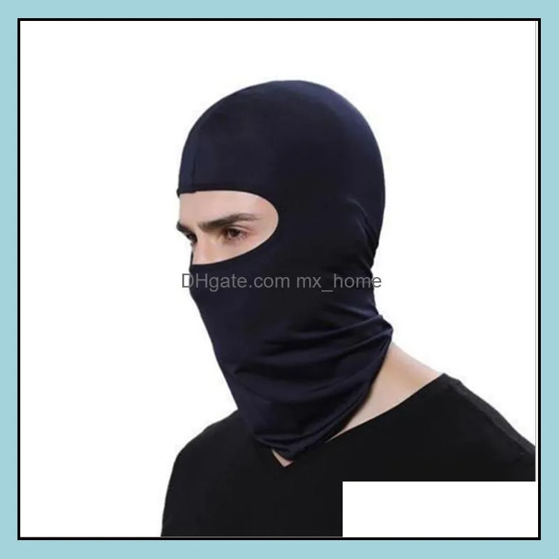 outdoor sports hood riding motorcycle bike liner protective mask cs masked ridings sun protection headgear hat pad11768