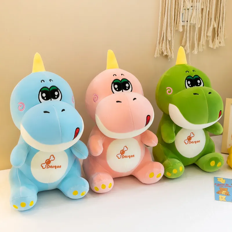 새로운 공룡 플러시 장난감 베개 소프트 공룡 인형 어린이 생일 선물