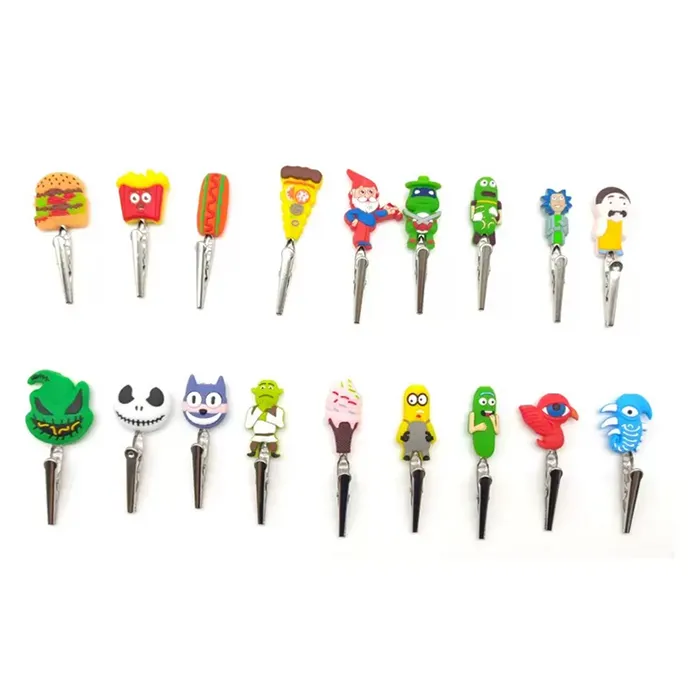 Silicone Tobacco Stick Roach Clip Cigarette Smoking Clips Cartoon Shape ATM  Credit Card Blunt Holder Hand Rack Cones Nail Grippers From  Factory_glassbong, $0.51