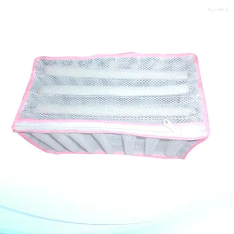 Borsa per il lavaggio delle scarpe Cerniera Poliestere Riutilizzabile Sportiva Casual Mesh Washer Protector Sacchetti per biancheria