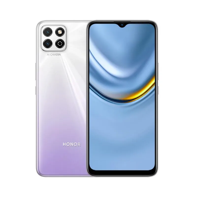 オリジナルのHuawei Honor Play 20 4G LTE携帯電話4GB RAM 64GB 128GB ROM Octa Core Unisoc T610 Android 6.517 "LCD全画面13MP AI OTAフェイスID 5000MAHスマート携帯電話