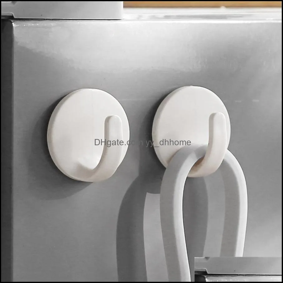 Creative cute sticky hook dormitory hook punch-free bathroom kitchen home wall seamless