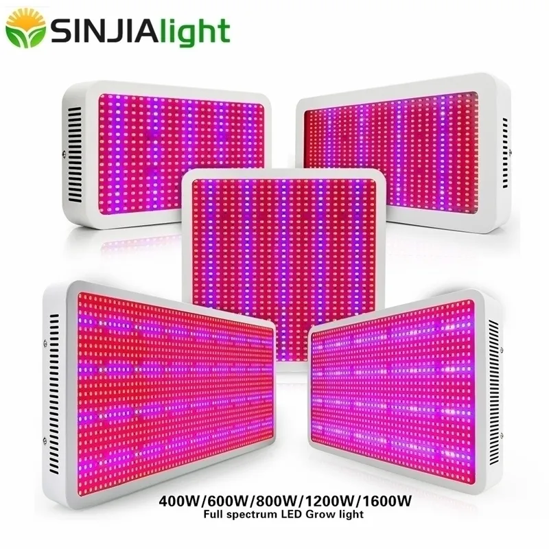 400W 600W 800W 1200W 1600W LED 성장 조명 전체 스펙트럼 수경 LED 플랜트 RIUM 텐트 온실을위한 램프 Y200917