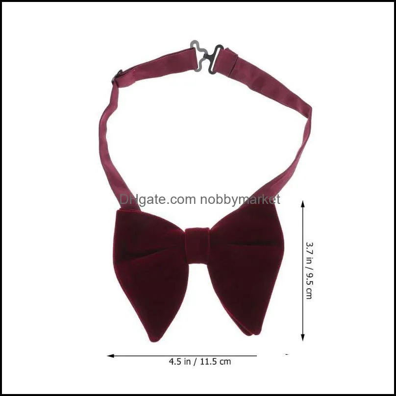 Bow Ties Fashion Men Double-layer Big Tie Delicate Suit Clothes Accessories