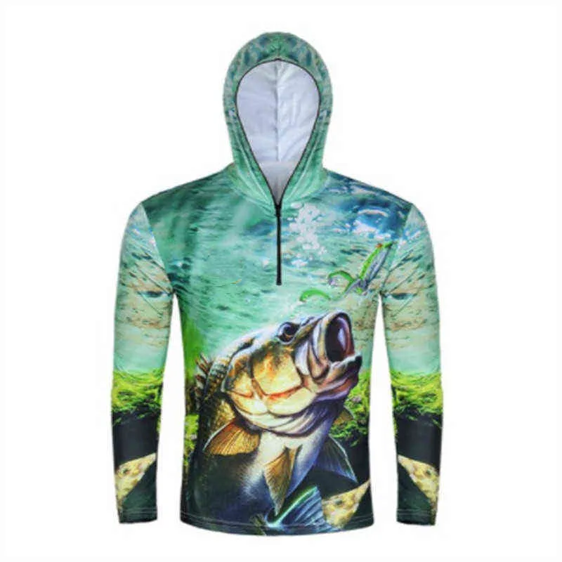 Lightweight Long Sleeves Fishing Jersey New Style Men Fishing Clothing  Quick Dry Protection Fishing Shirts Hoodies With Zipper L220801 From 23,84  €