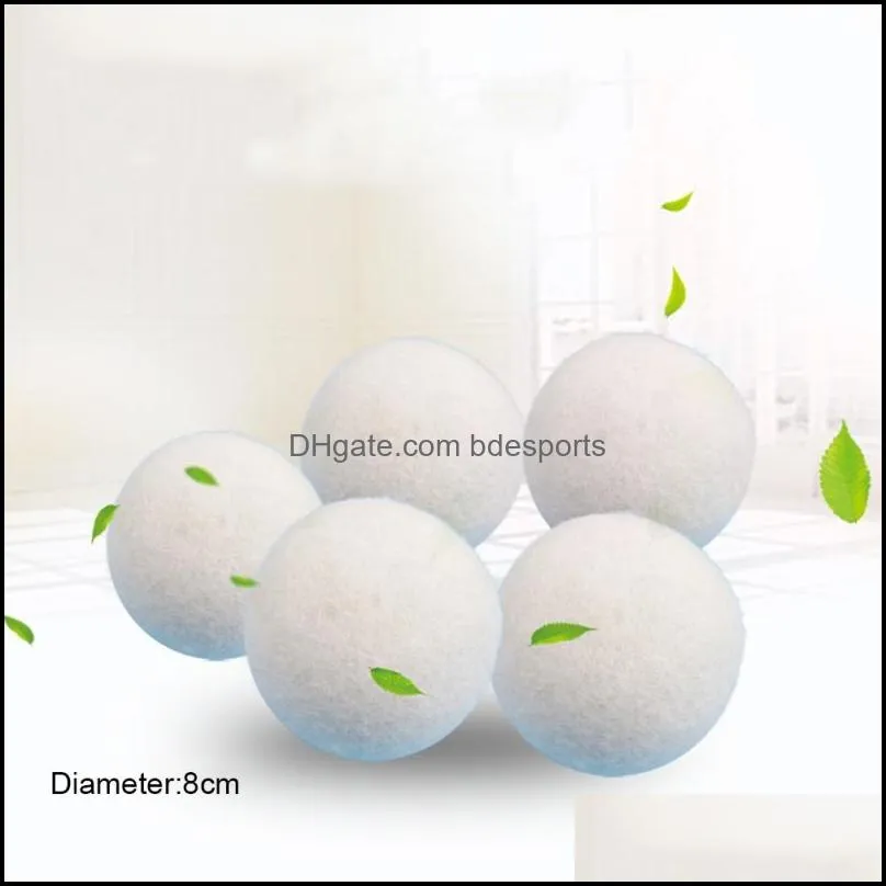 Wool Dryer Balls Natural Fabric Laundry Products Softener Reusable Eco-Friendly Reduce Wrinkles Lint Drying Times