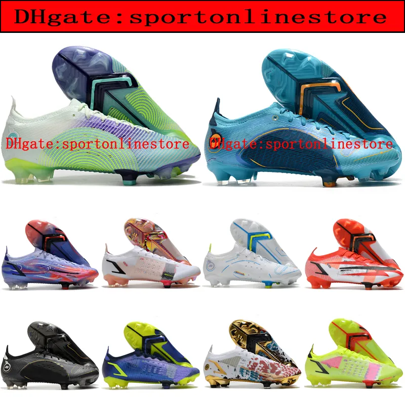 2022 chaussures de football pour hommes de qualité supérieure suprefly Dream Speed Vapor 14 XIV Elite FG Cristiano Ronaldo chaussures de football CR7 scarpe da calcio crampons extérieurs Tacos de futbol
