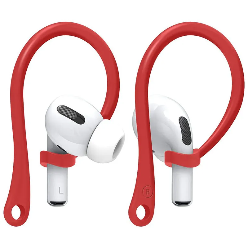 Sport Silikonowy ucho Haczyki do Apple Airpods 3 2 1 Słuchawki Bluetooth Anti-Fall Słuchawki Akcesoria Sleeve Earhook Holder