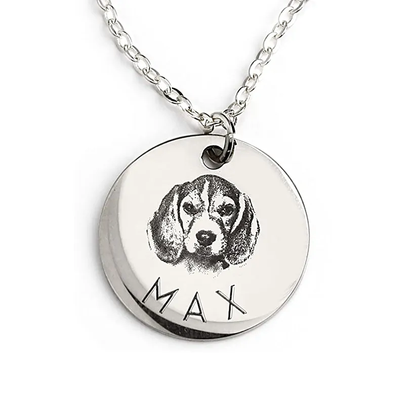 Bijoux personnalisés pour animaux de compagnie Collier de chien Cadeau de chat Portrait personnalisé Cadeau unique Cadeau de Noël