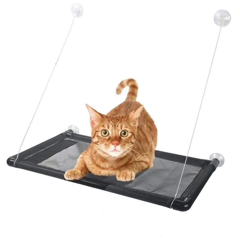 Huisdier opknoping bedden grote kat hangmat zonnige stoel venster mount comfortabel voor katten mat plank cadeau lager 25kg 220323