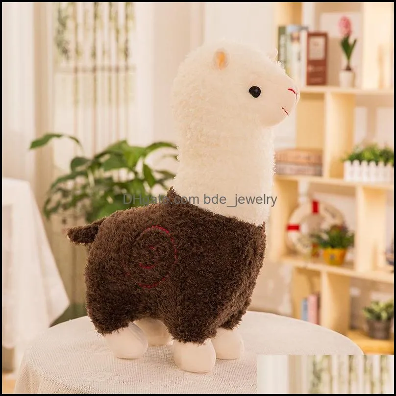 stuffed animal 28cm/11 inches alpaca soft plush toys kawaii cute for kids christmas present 6 colors
