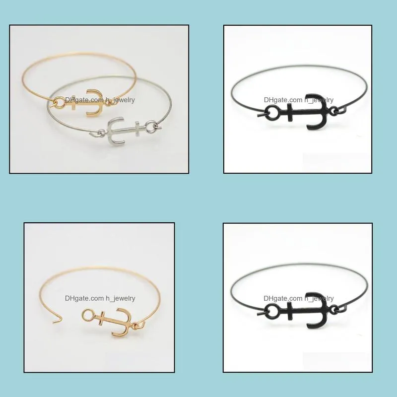 bracelets for women fashion jewelry beautiful anchor bracelet cuff bangle men pulseras friend gift charm bracelets hjewelry